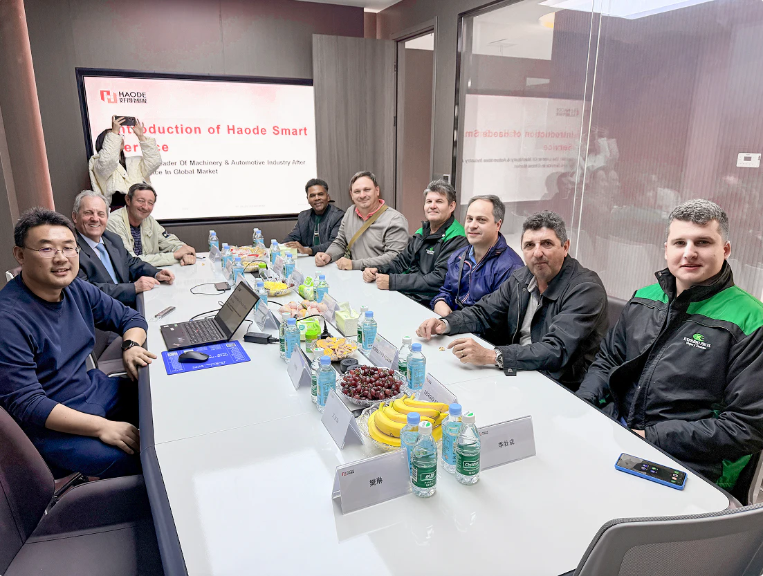 Business meeting with international clients