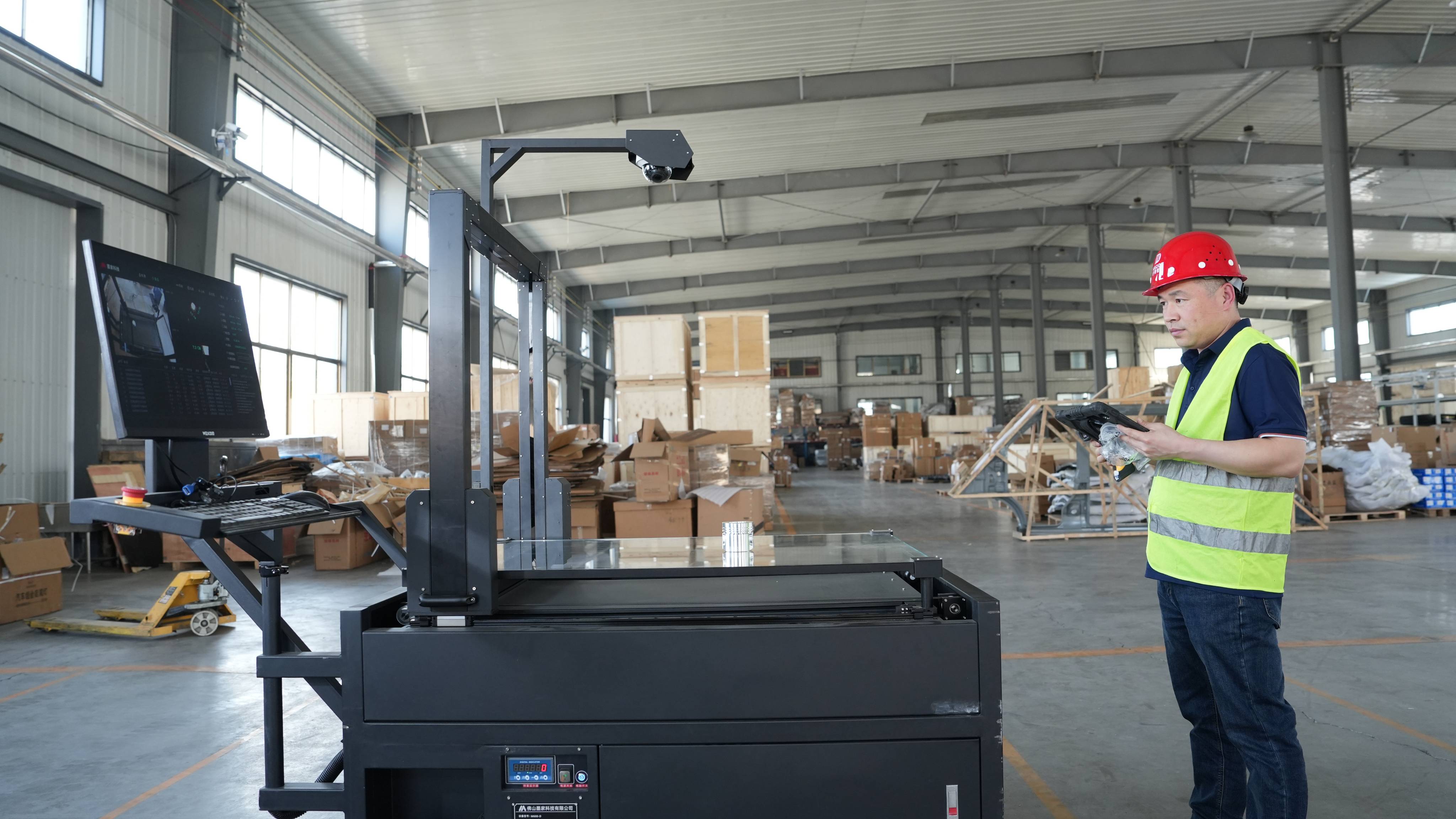 Quality inspectors collect data